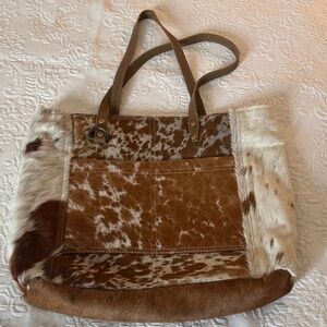 Myra Bag cowhide leather tote bag